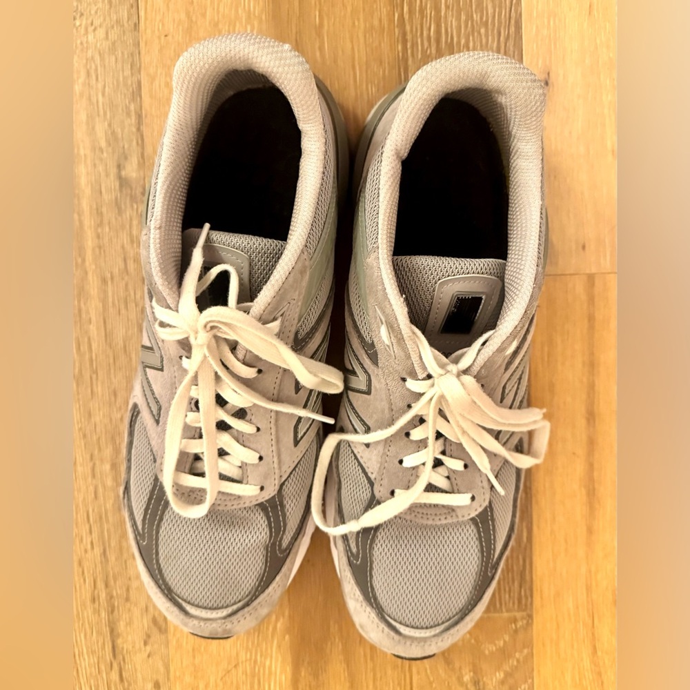 New Balance Men’s 990 GL5 Gray and White Athletic Shoes Size 12 Like New - Picture 3 of 10